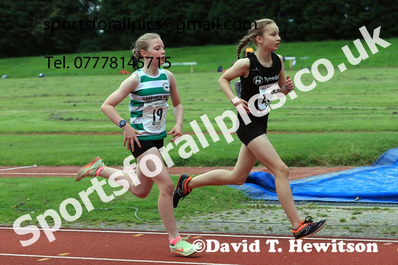 The 1500 metres, Wednesday, july 24th, 2024 NEGP 5, Monkton Stadium.  Photo: David T. Hewitson/Sports for All Pics